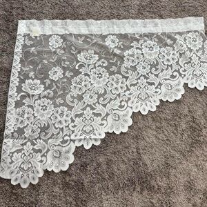 JCPenney Floral Lace Swag Curtain Panel Set